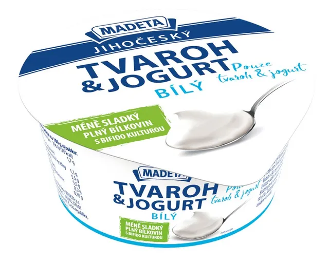 Madeta Jihočeský tvaroh & jogurt bílý