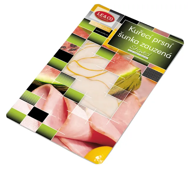 Le & Co Shaved Kuřecí prsní šunka zauzená (80% masa)