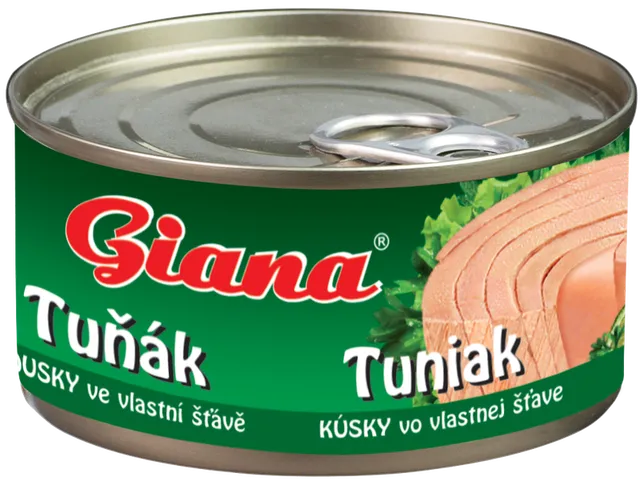 Giana Tuňák kousky ve vlastní šťávě