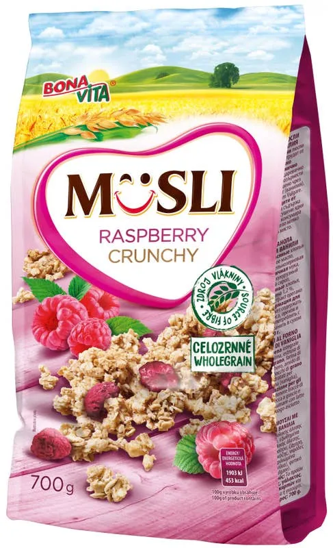Bonavita Musli s malinami zapékané & křupavé