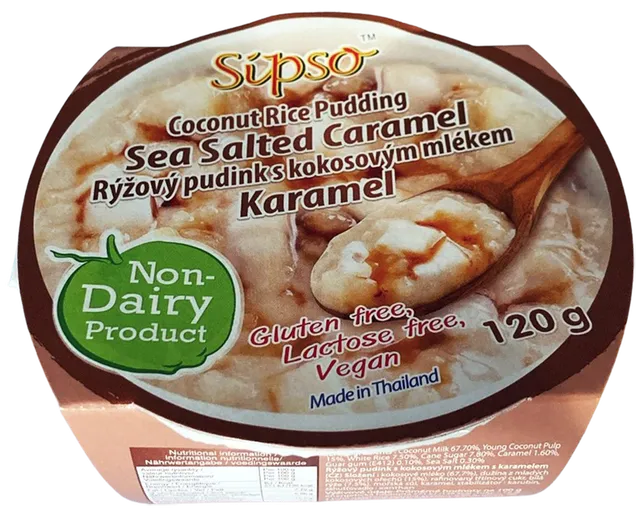 Sipso Rýžový pudink s kokosovým mlékem Karamel