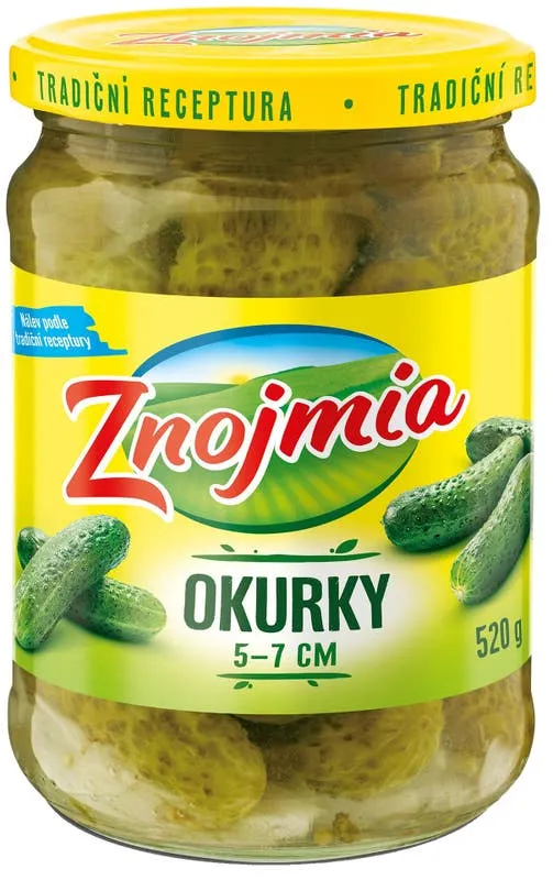 Znojmia Okurky v sladkokyselém nálevu 5-7 cm
