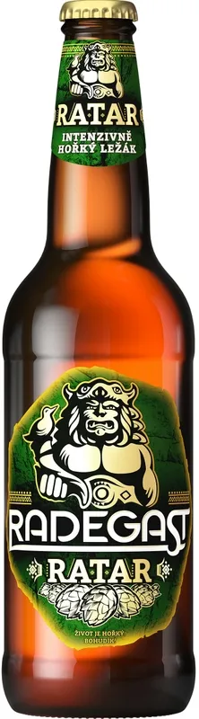 Radegast Ratar Ležák, sklo