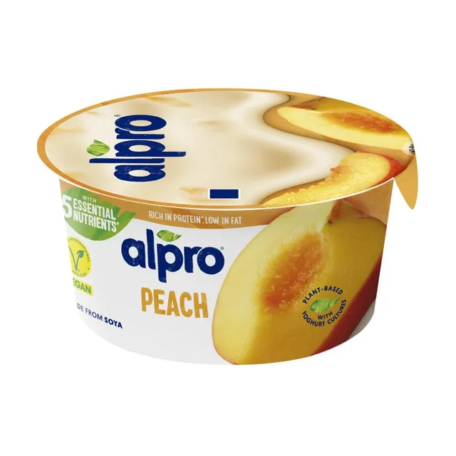 Alpro Sójový dezert broskev