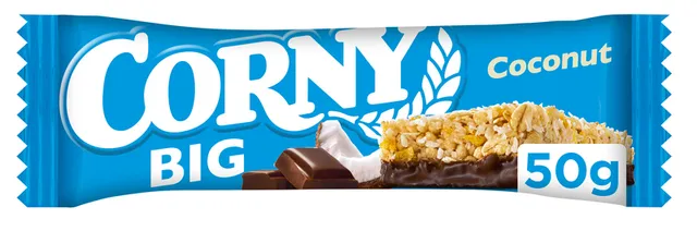 Corny BIG cereální tyčinka kokos v mléčné čokoládě
