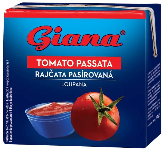 Giana Rajčata loupaná pasírovaná