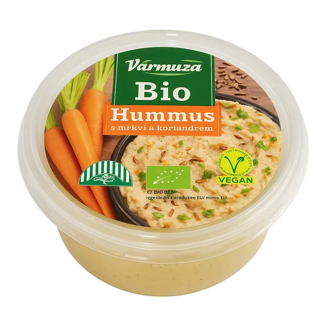 Varmuža BIO Hummus s mrkví a koriandrem