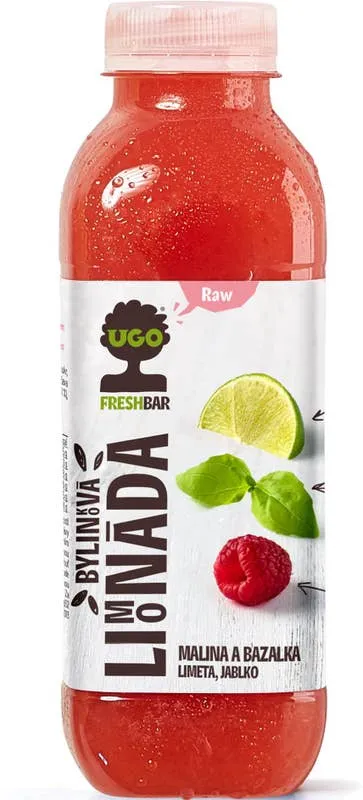 UGO Bylinková limonáda Malina/bazalka