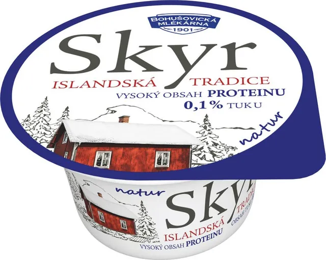 Bohušovická mlékárna Skyr tradiční islandský výrobek natur (0,1%)
