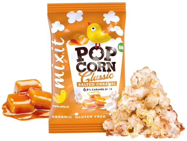 Mixit BIO popcorn - Slaný karamel do kapsy