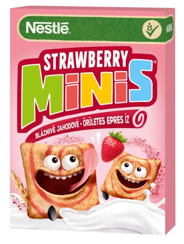 Nestlé Strawberry Minis cereálie