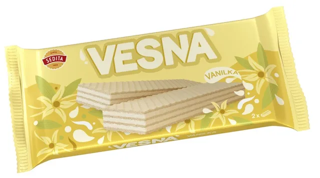 Sedita Vesna oplatky s mléčnou krémovou náplní