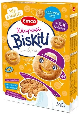 Emco Křupaví Biskiti med a skořice
