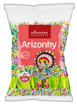 Kávoviny Arizonky ochucená pufovaná rýže loupaná