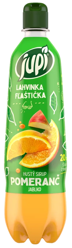 Jupí Hustý sirup Pomeranč-Jablko