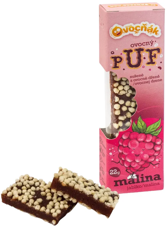 Ovocňák PUF Ovocné plátky jablko-malina