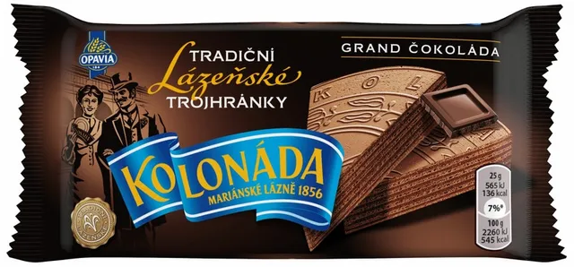Opavia Kolonáda Tradiční lázeňské trojhránky grand čokoláda