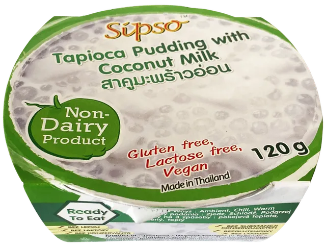 Sipso Tapiokový pudink s kokosovým mlékem