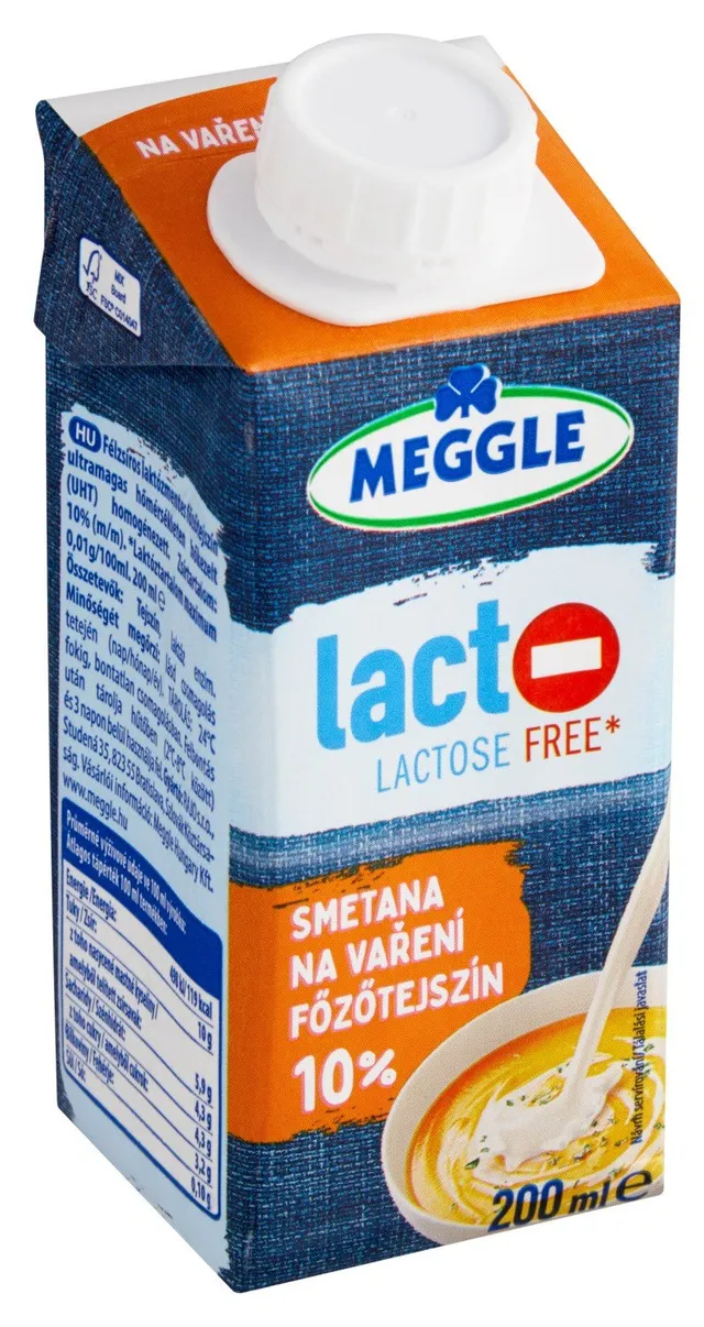 Meggle Bezlaktózová smetana na vaření 10%