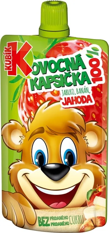 Kubík Ovocná kapsička jahoda