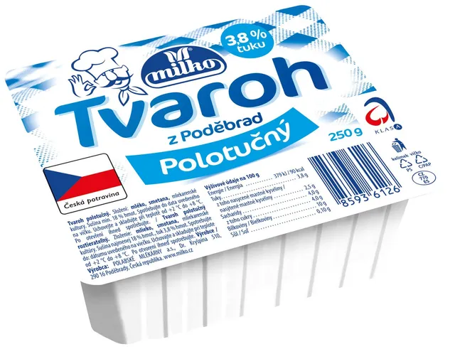 Milko Tvaroh polotučný