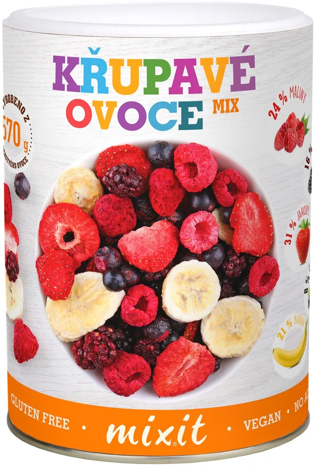 Mixit Malé křupavé ovoce lyofilizované