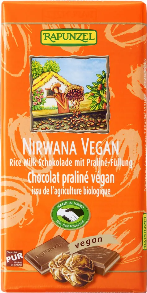 Rapunzel BIO Čokoláda nirwana vegan