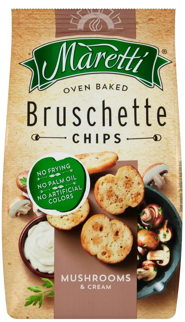 Maretti Bruschette s příchutí houby a krém