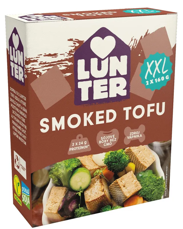Lunter Tofu uzené XXL  (2×160 g)