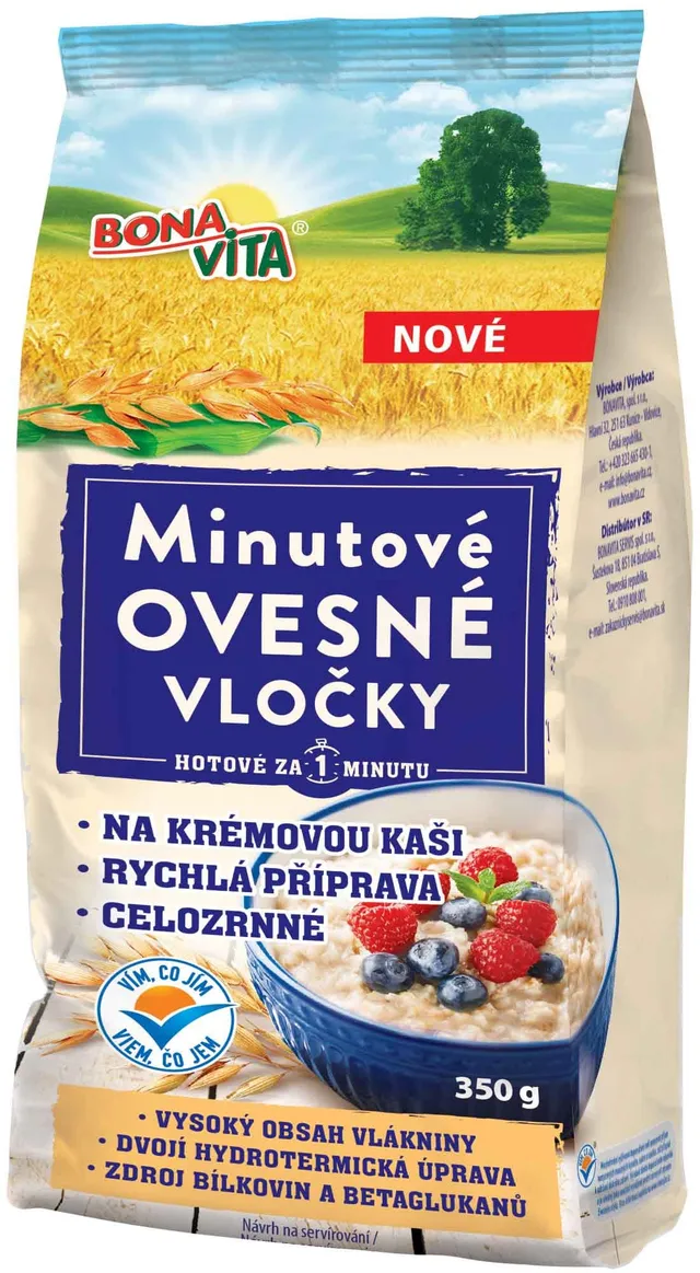 Bonavita Minutové ovesné vločky