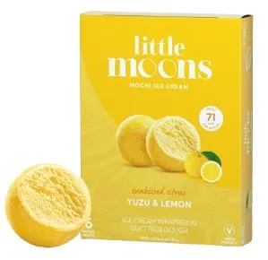 Little Moons Vegan yuzu mochi se zmrzlinou