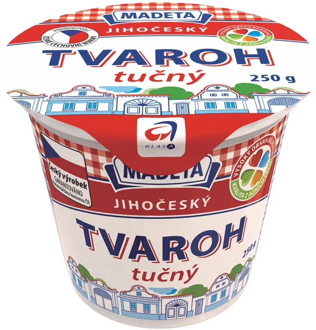 Madeta Jihočeský tvaroh tučný