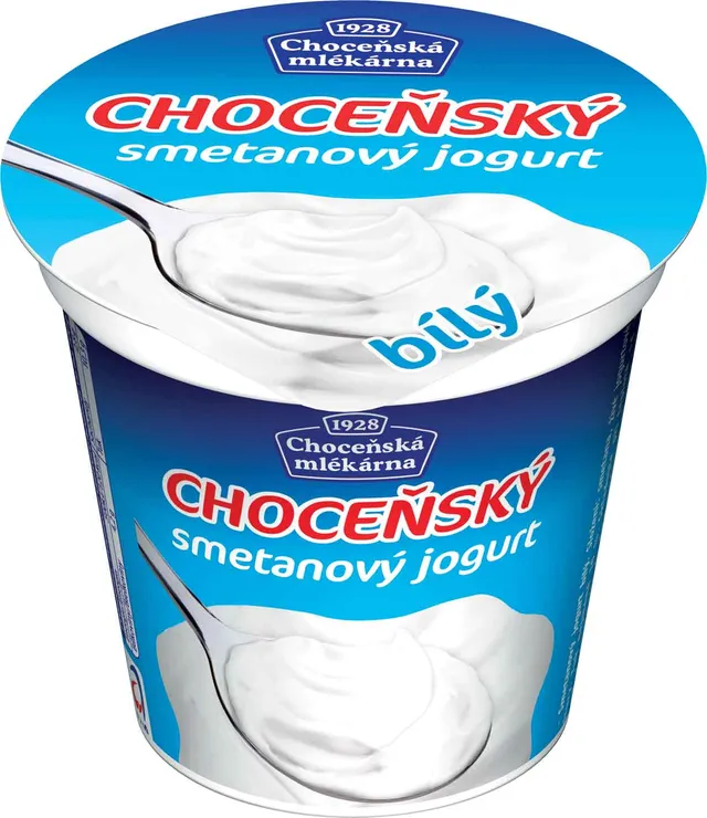 Choceňská mlékárna Choceňský smetanový jogurt bílý 10%